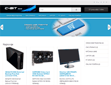 Tablet Screenshot of c-bit.hr